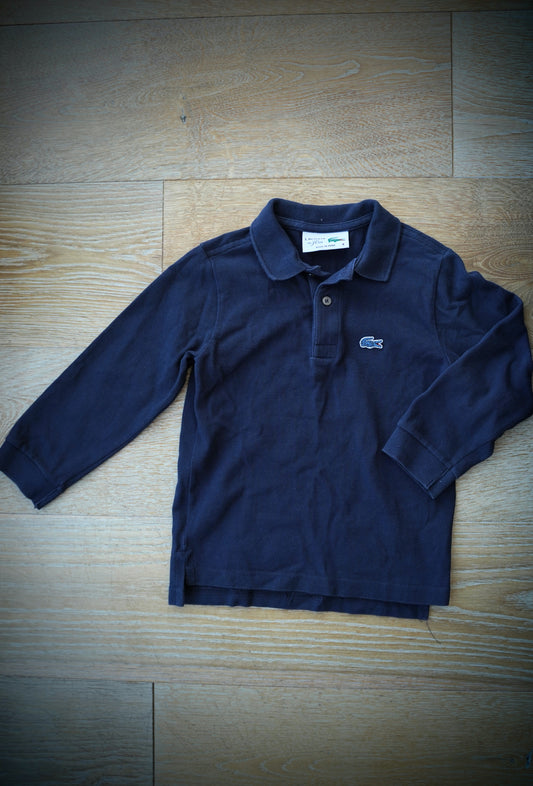 Long-sleeved collared shirt