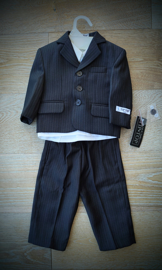 3 Piece Suit -Pants Jacket White Collared Shirt